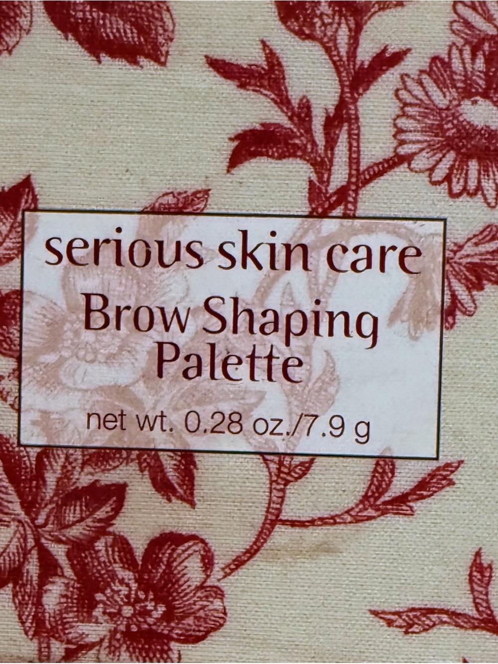 Serious Skin Care Brow Shaping Palette – Pink Floral